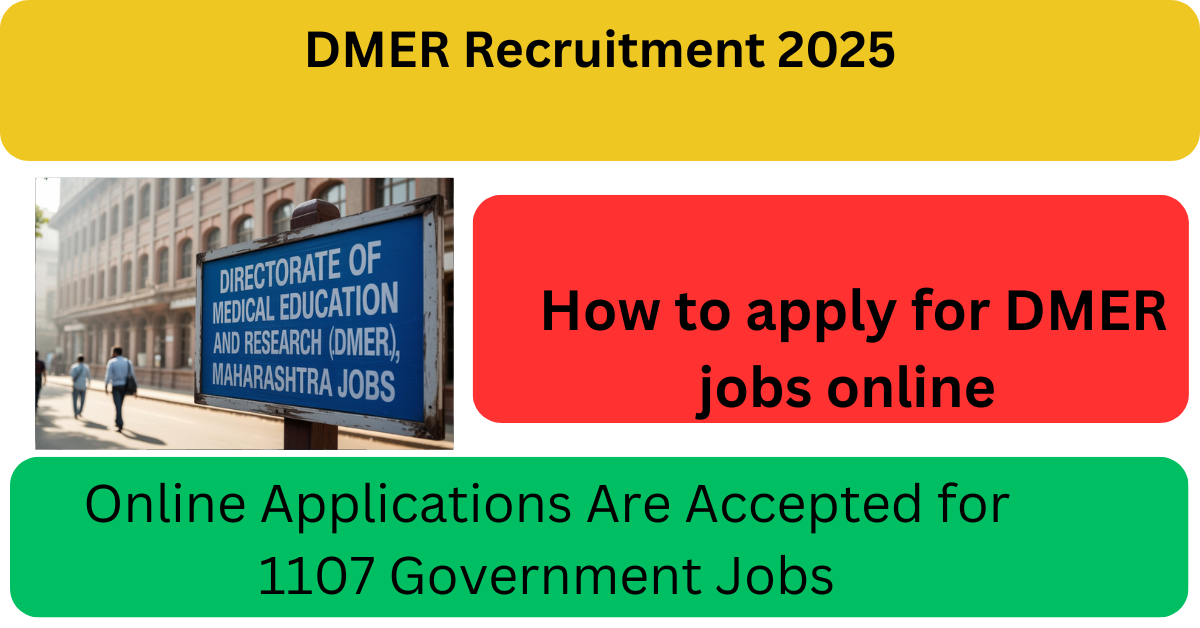 DMER Recruitment 2025
